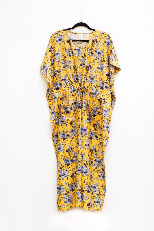 CLARA House Dress / Lightweight Soft Synthetic Silk / Effortless and Easy
