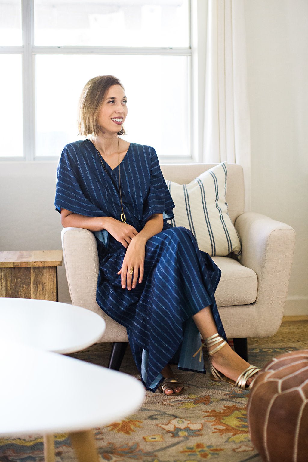 MARTHA House Dress / Lightweight Soft Synthetic Silk / Effortless and Easy