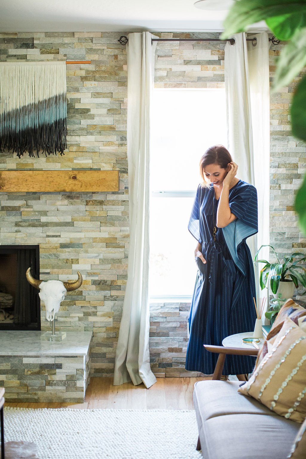 MARTHA House Dress / Lightweight Soft Synthetic Silk / Effortless and Easy