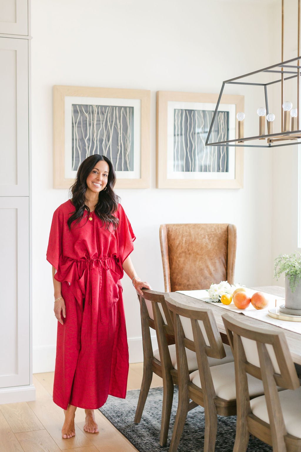 RUBY House Dress / Lightweight Soft Synthetic Silk / Effortless and Easy