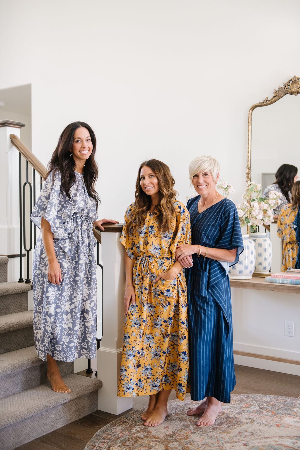 CLARA House Dress / Lightweight Soft Synthetic Silk / Effortless and Easy
