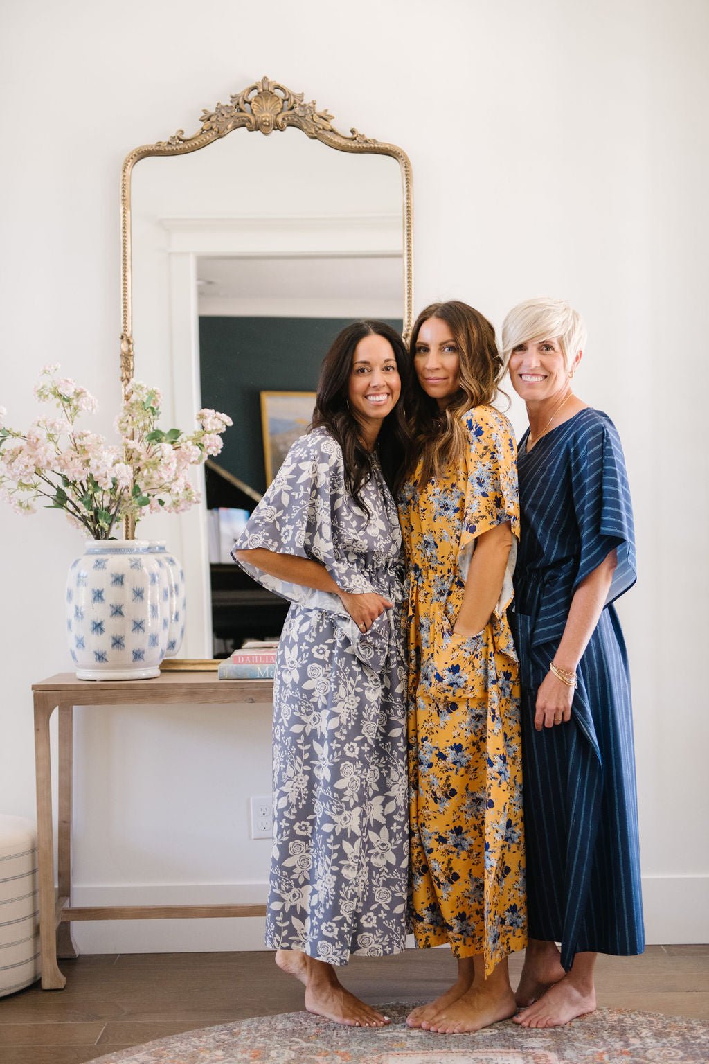 MARTHA House Dress / Lightweight Soft Synthetic Silk / Effortless and Easy