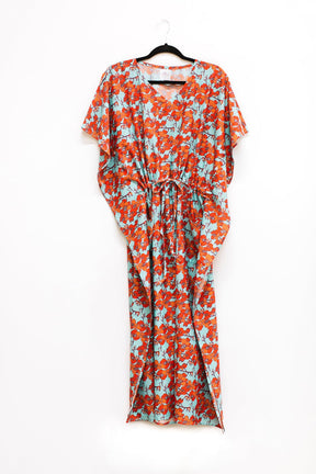 CLEMENTINE House Dress / Lightweight Soft Synthetic Silk / Effortless and Easy