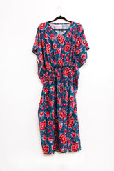 women loungewear dress
soft silk feel dress
relaxed fit lounge dress
comfortable summer dress
casual house dress