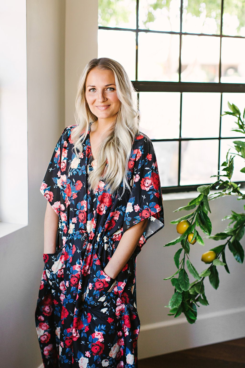 JULIET House Dress / Lightweight Soft Synthetic Silk / Effortless and Easy