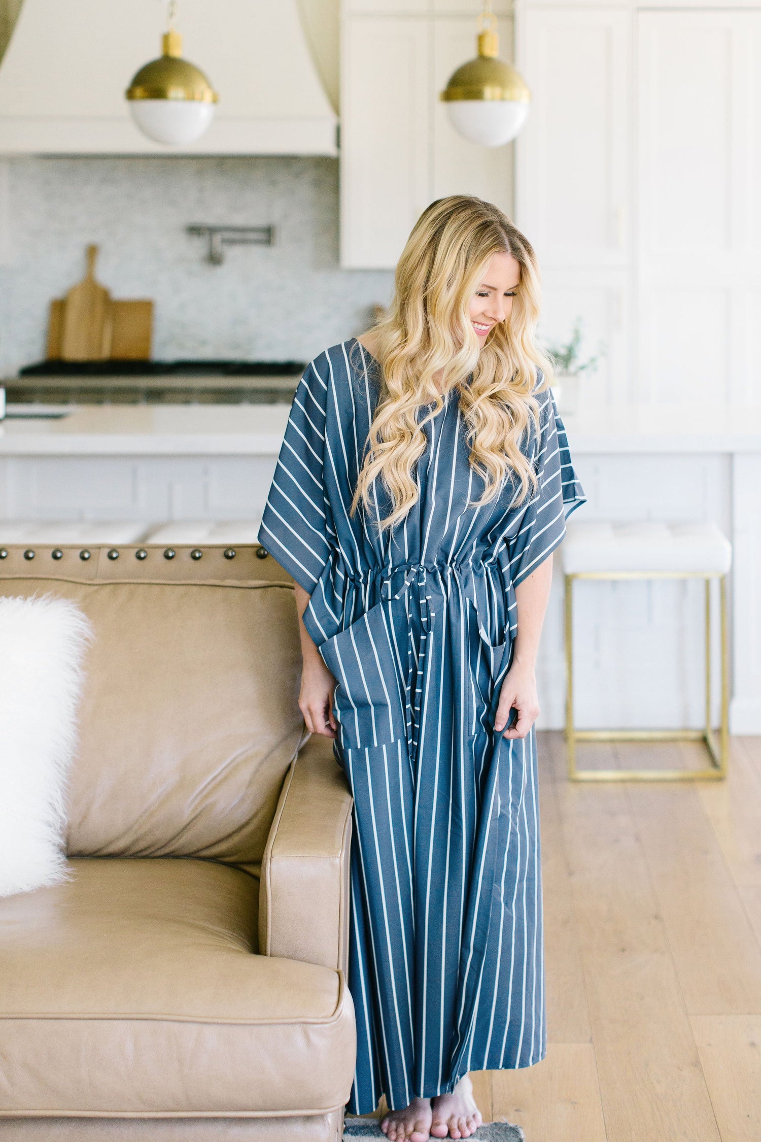 silk house dress AVA Soft Silk House Dress Everyday Lounge Comfort LLCompany