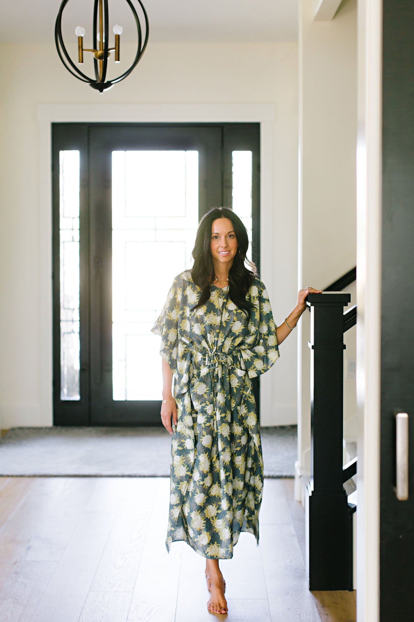 OLIVIA House Dress / Lightweight Soft Synthetic Silk / Effortless and Easy