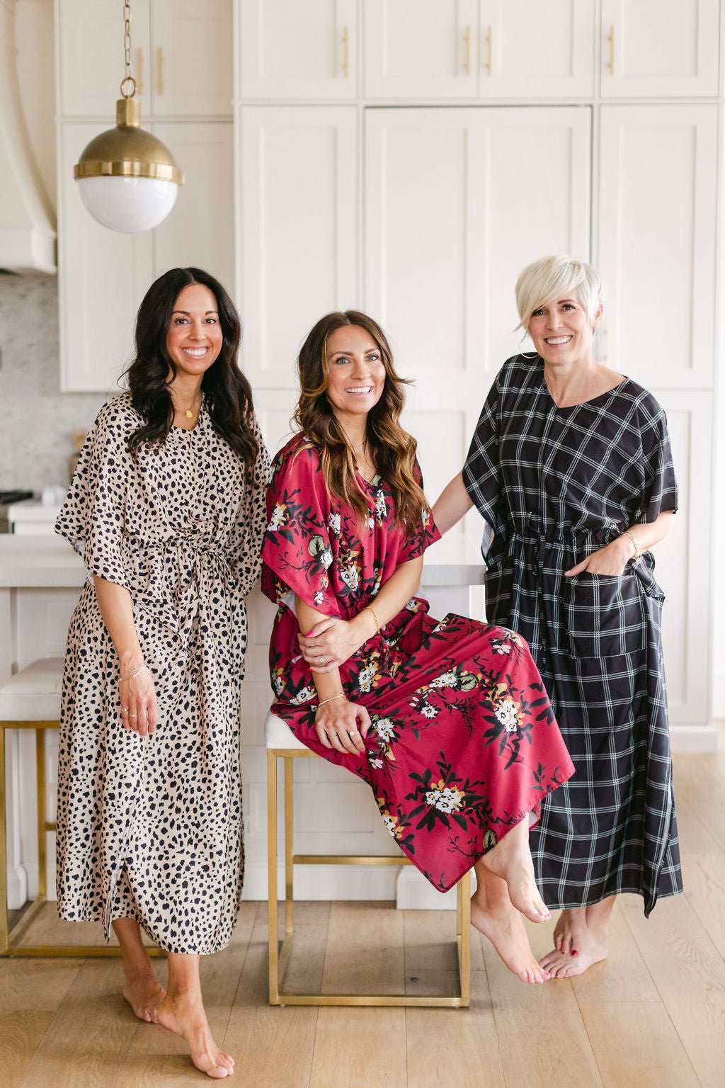 LAUREN House Dress / Lightweight Soft Synthetic Silk / Effortless and Easy