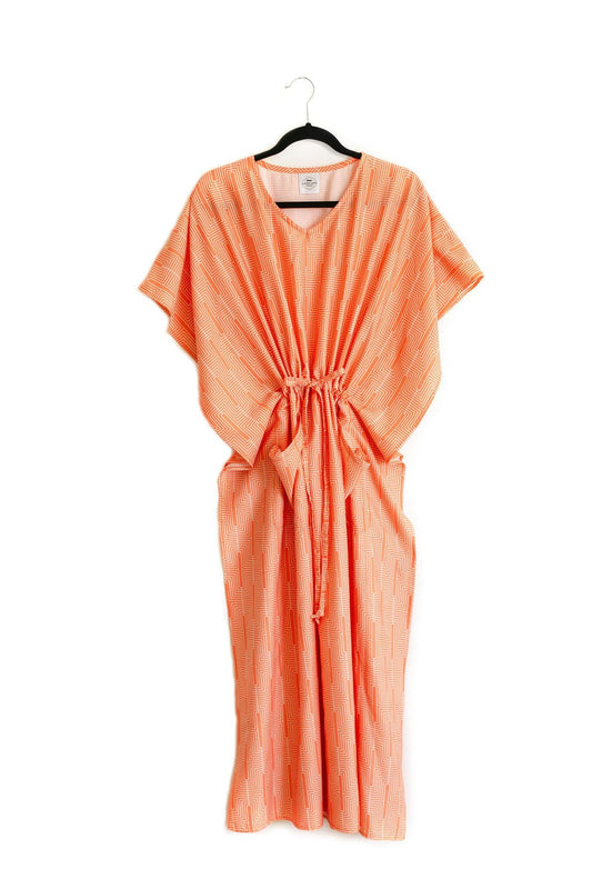 GEORGIA House Dress / Lightweight Soft Synthetic Silk / Effortless and Easy